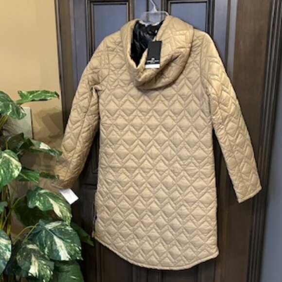 Andrew Marc New York Double Diamond Quilted Matte Shell Hooded Anorak Jacket - Picture 4 of 11